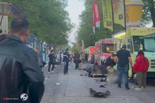 بالفيديو.. قتلى وإصابات بحادث دهس واعتقال السائق في كندا