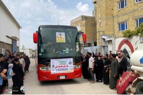 انطلاق أولى قوافل الحجاج العراقيين من الجنوب نحو الديار المقدسة