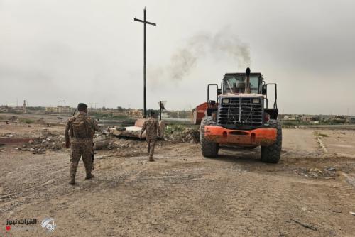 عمليات بغداد تفتح طريقاً خدمياً في أبي غريب لتخفيف الزخم المروري