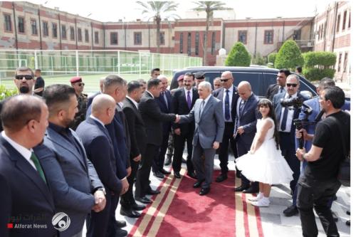 رئيس الجمهورية يصل إلى ديالى