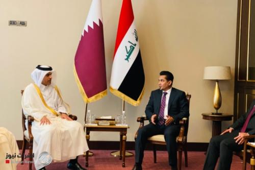 وزير المواصلات القطري يصل إلى بغداد