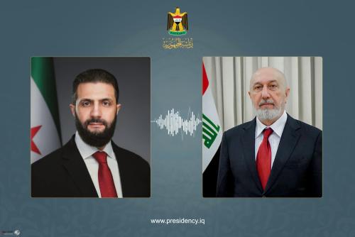 رئيس الجمهورية ونظيره السوري يؤكدان تعزيز العلاقات والعمل لخفض التوترات في المنطقة