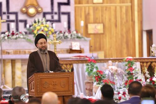 السيد الحكيم يهنئ المسيحيين بـ{عيد القيامة} ويثمن تمسكهم بالعراق وتاريخهم