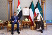 السوداني وأمير دولة الكويت يؤكدان على أهمية إدامة علاقات حسن الجوار والاحترام المتبادل