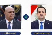 عون يوضح للسوداني سياق تصريحاته حول الحشد ويؤكد احترامه للعراق