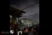 بالفيديو.. حريق يطال سوق شعبي كبير بمدينة الصدر