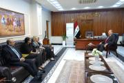 رئيس المحكمة الاتحادية لبلاسخارت ورومانوسكي: الدستور هو الضامن لوحدة العراق