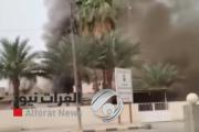 بالفيديو.. حريق يلتهم مبنى حكوميا في واسط