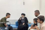 بعد لقائه الامام السيستاني.. قبول الطالب سيف الدين في كلية الصيدلة
