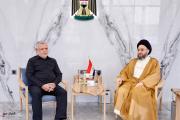 السيد الحكيم والعامري يبحثان تطورات الشأن السياسي واستحقاقات المرحلة المقبلة