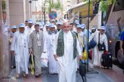 بالصور :هيئة الحج تعلن نجاح خطة التفويج البري