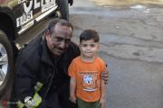 بالصور.. انقاذ خمسة أطفال من حريق مميت شرقي بغداد