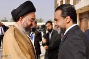 في ثاني أيام زيارته الى الأنبار.. السيد الحكيم يلتقي الحلبوسي في الفلوجة