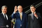 الرئيس التركي يصل الى أربيل