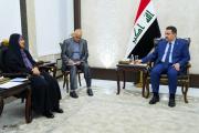 رئيس الوزراء لوزيرة الطرق الإيرانية: ضرورة إنجاح مشروع سكة حديد بصرة شلامجة