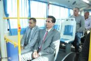 وزير النقل يفتتح خطاً جديداً ضمن مشروع النقل الجماعي في بغداد