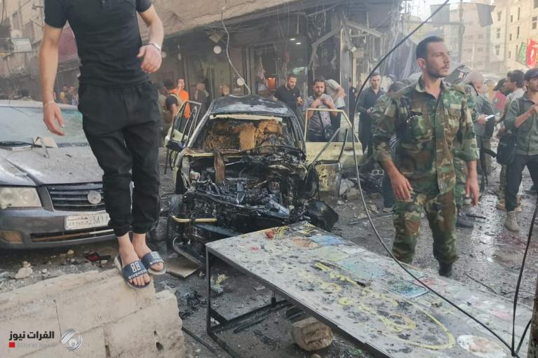 انفجار متوسط الشدة في مدينة السيدة زينب بريف دمشق2
